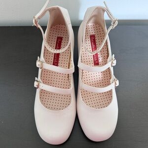 BAIT Footwear Three Strap Mary Jane Heels